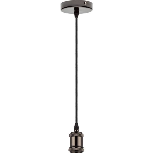 Riippuvalaisin Globo Suspension, Ø10cm, 60W, musta