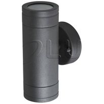 Seinävalaisin Polux Olimp halogeeni, 2x35W, 230V, IP44, antrasiitti