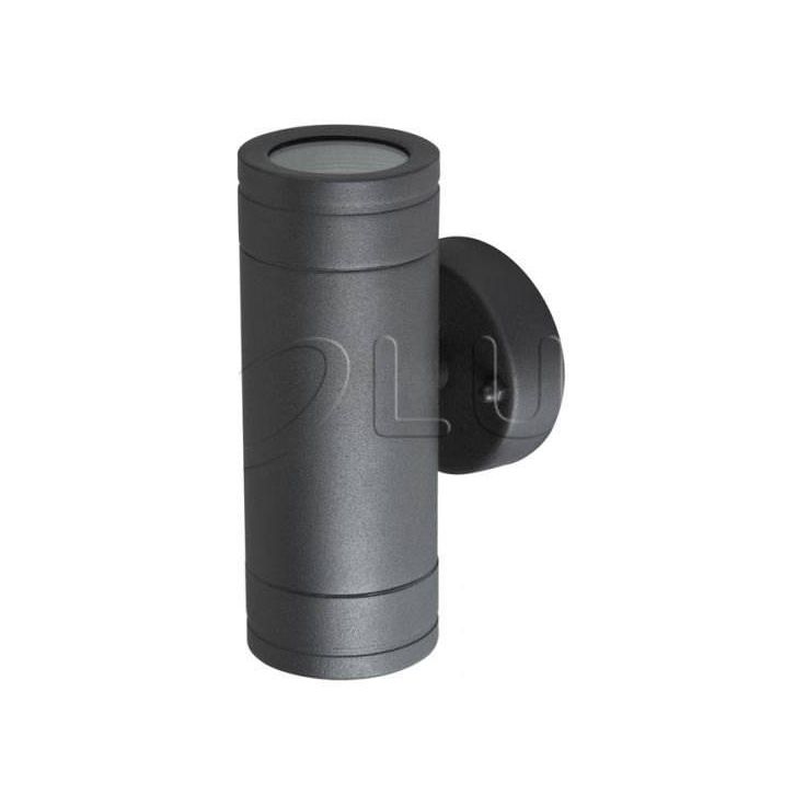 Seinävalaisin Polux Olimp halogeeni, 2x35W, 230V, IP44, antrasiitti