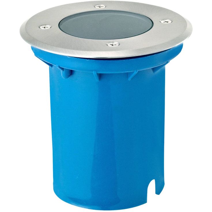 Upotettava valaisin Polux Cometa halogeeni, 50W, 230V, IP65, Ø 120mm, teräs