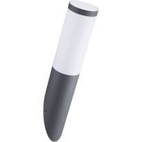 Seinävalaisin Polux Oslo, 20W, 230V, IP44, Ø 76mm, harmaa