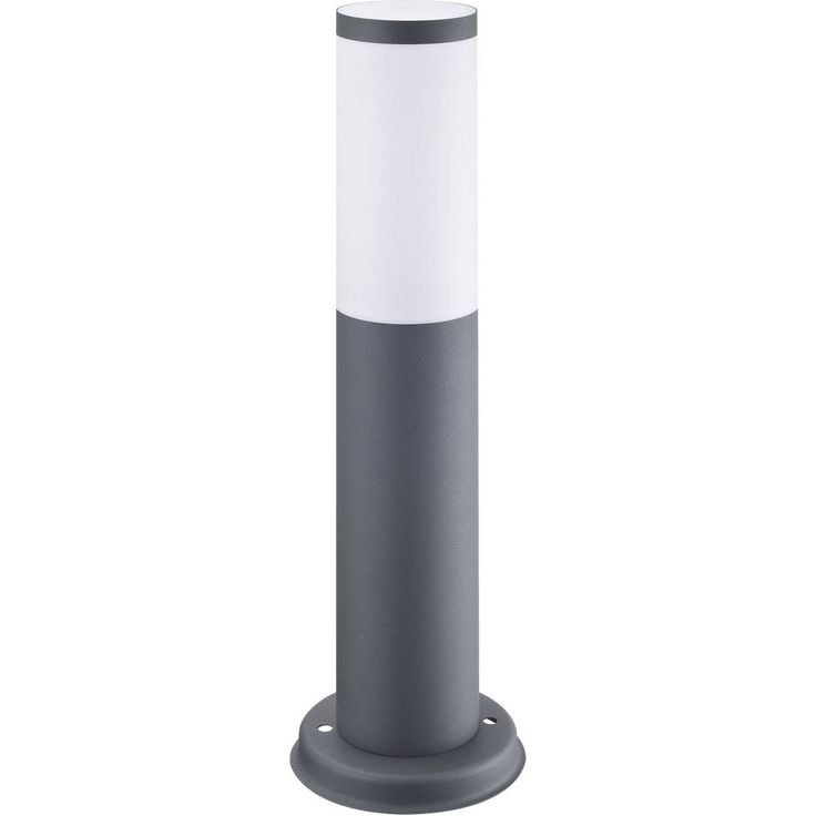 Pylväsvalaisin Polux Oslo matala, 20W, 230V, IP44, Ø 76 mm, harmaa