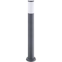 Pylväsvalaisin Polux Oslo korkea, 20W, 230V, IP44, Ø 120mm, harmaa