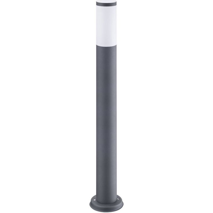 Pylväsvalaisin Polux Oslo korkea, 20W, 230V, IP44, Ø 120mm, harmaa