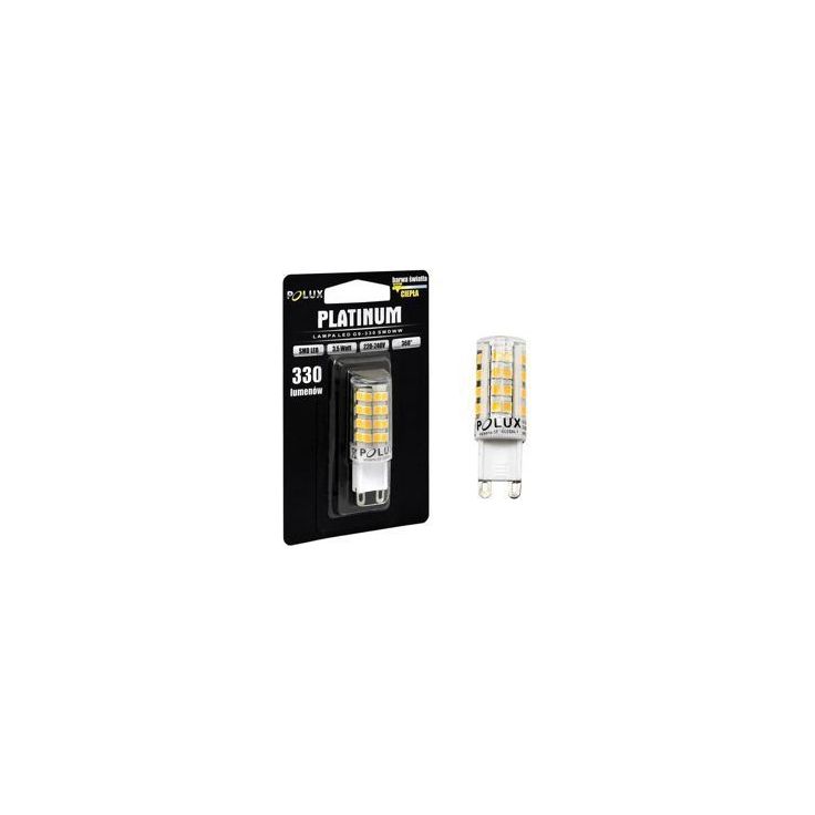 LED-lamppu Polux G9, 3,5W, IP20, Ø 16mm, valkoinen, 5kpl