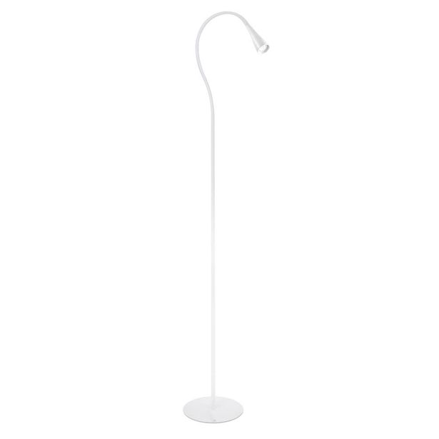 Lattiavalaisin Polux Monaco LED, 4.5W, IP20, 1500mm Ø 200mm, metalli/muovi, valkoinen