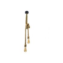 Riippuvalaisin Polux Rope PL-307613 12W, beige
