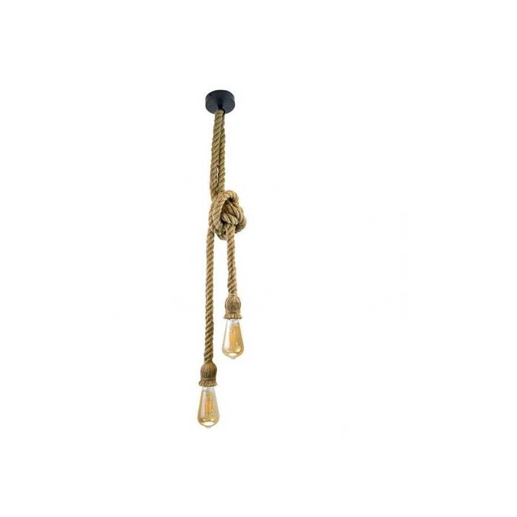 Riippuvalaisin Polux Rope PL-307613 12W, beige