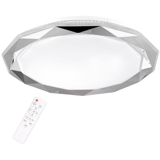 LED-kattovalaisin POLUX Glossy CCT, 72W 510mm