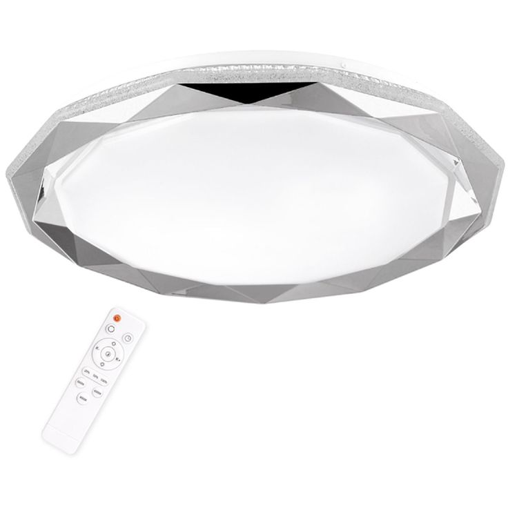 LED-kattovalaisin POLUX Glossy CCT, 72W 510mm