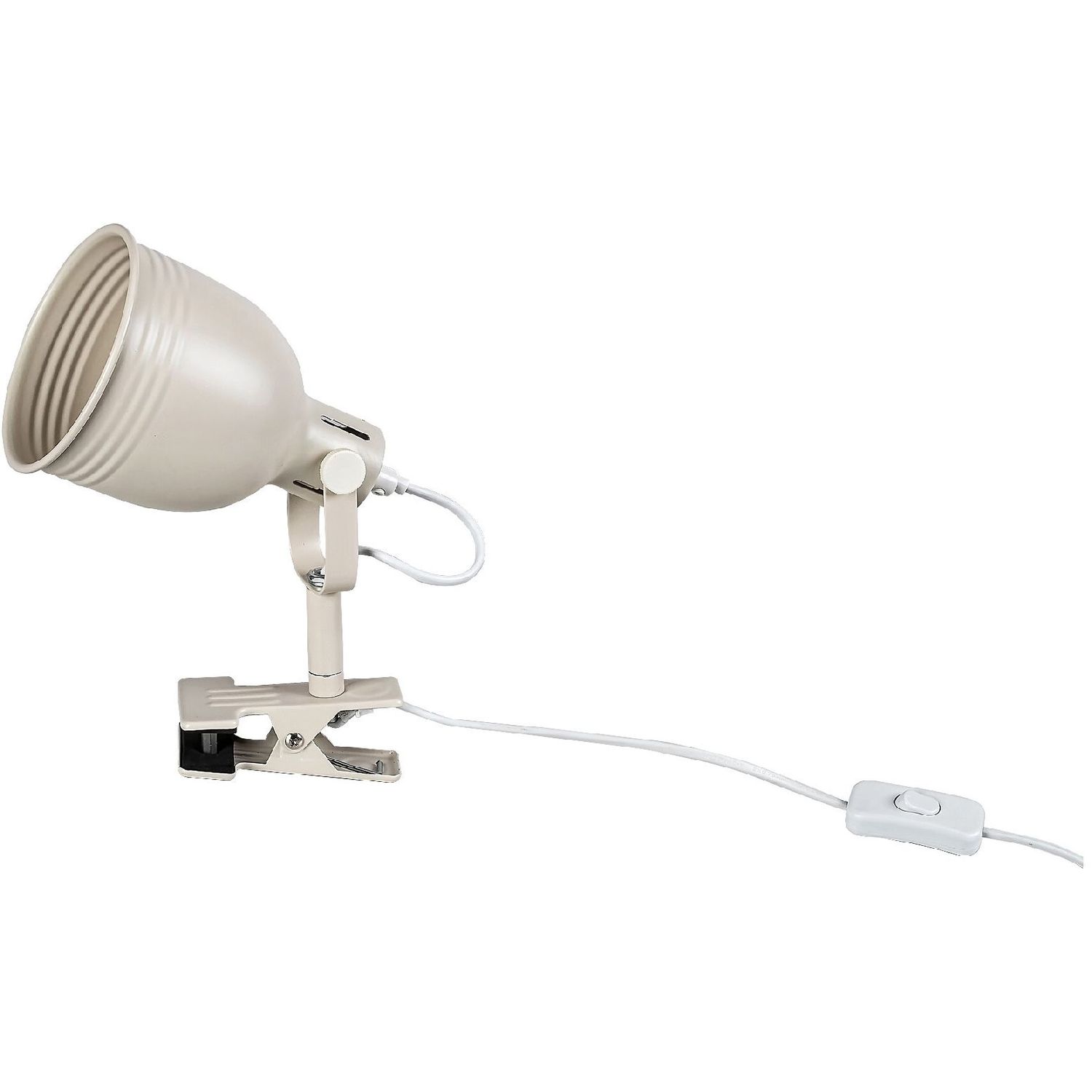 Klipsivalaisin Rabalux Flint, Ø11cm, 1xE14, beige