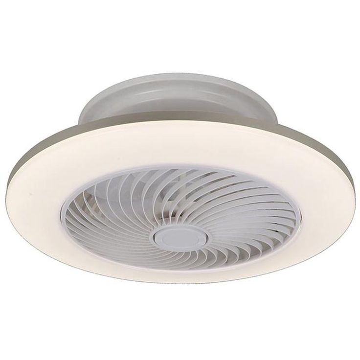 LED-tuuletinvalaisin Rabalux Dalfon, CCT 3000-6000K, 36W, Ø55cm, valkoinen