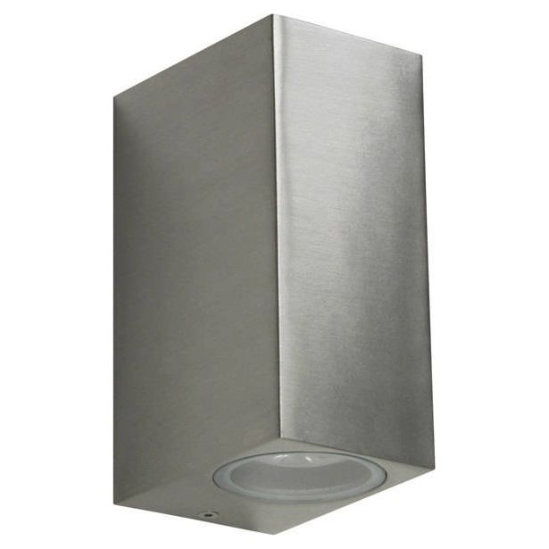 Seinävalaisin Smartwares Miika, 2x3W, 230V, 3000K, 320lm, IP44, teräs