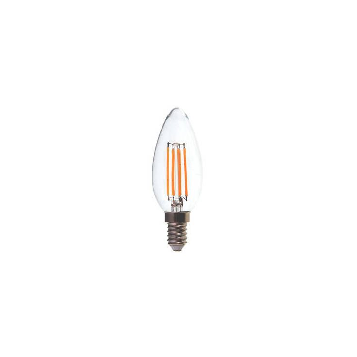 LED-lamppu Kynttilä V-TAC VT-1986, 4W, 230V, 2700K, 400lm, IP20, Ø 35mm