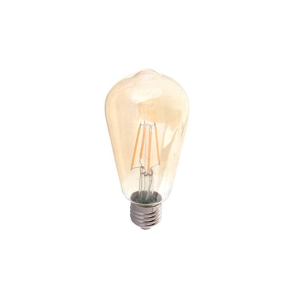 LED-lamppu ST64 V-TAC VT-1964, 4W, 230V, 2200K, 350lm, IP20, Ø 58mm, amber kupu