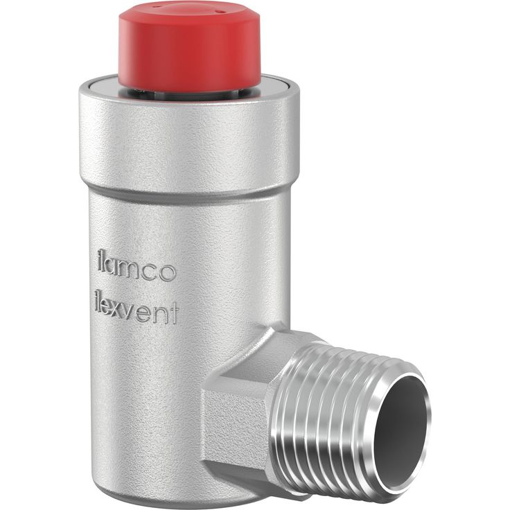 Ilmanpoistin Flamco Flexvent H, automaattinen, kulmamalli, 1/2