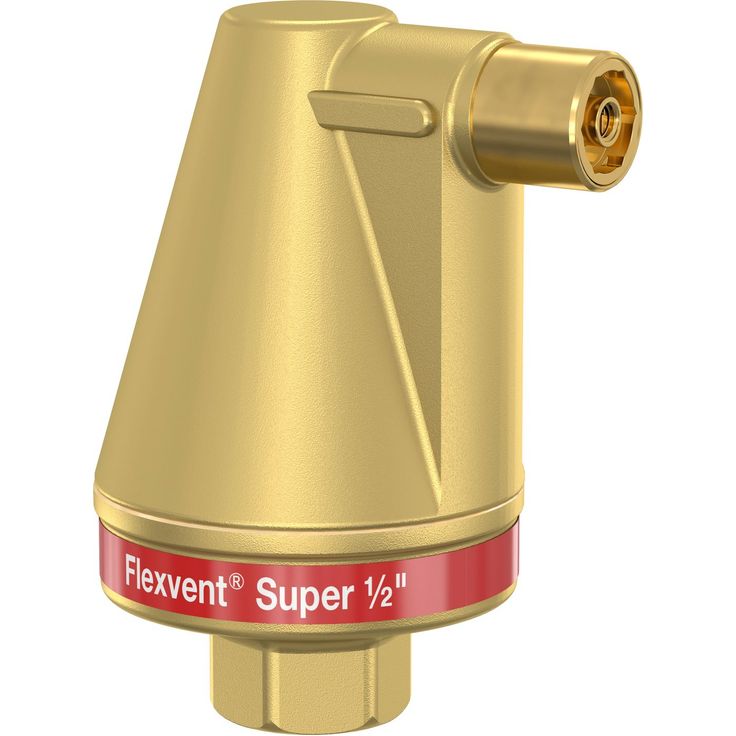 Ilmanpoistin Flamco Flexvent Super, automaattinen, 1/2