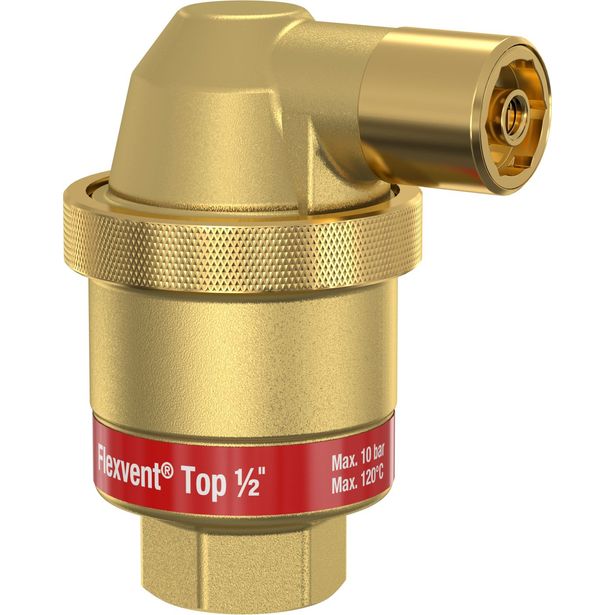 Ilmanpoistin Flamco Flexvent Top, automaattinen, 1/2