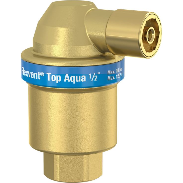 Ilmanpoistin Flamco Flexvent Top Aqua, käyttövedelle, 1/2