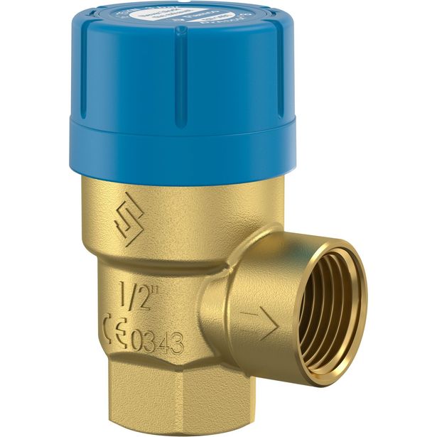 Varoventtiili Flamco Prescor B, käyttövedelle, 8bar, eri kokoja