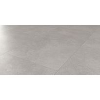 Vinyylilaatta Flooria Falquon SPC Stone P3001 Nebbia, vaaleanharmaa, integroitu askeläänieriste