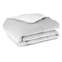 Päiväpeitto Familon Ultra, 260 x 260 cm, harmaa, valkoinen, Verkkokaupan poistotuote