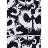 Torkkupeitto Finlayson Pesue, 125x150cm, mustavalkoinen