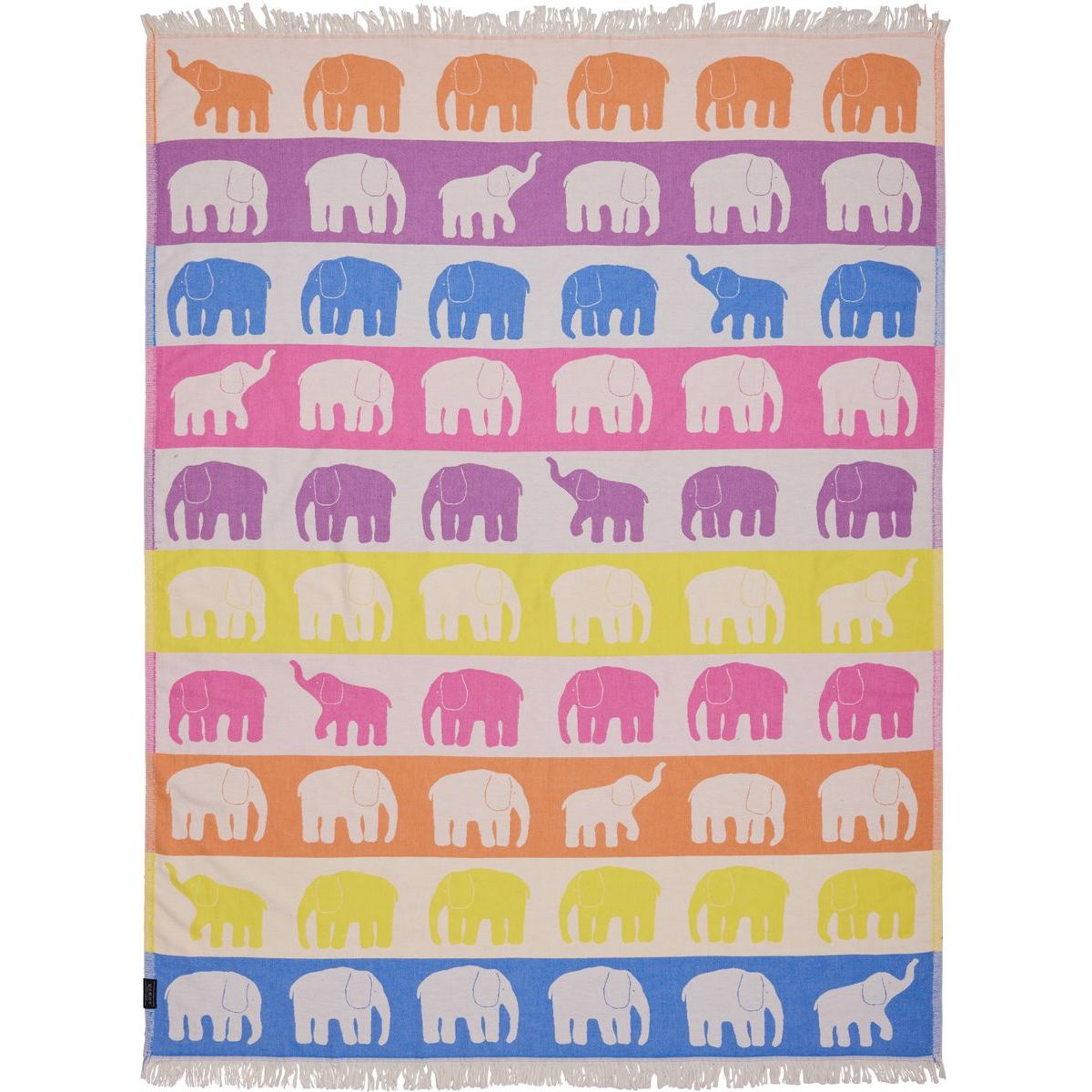 Torkkupeitto Finlayson Elefantti 130x170cm monivärinen