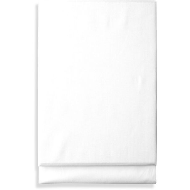 Parivuoteen satiinialuslakana Finlayson Uni, 240x270cm, valkoinen