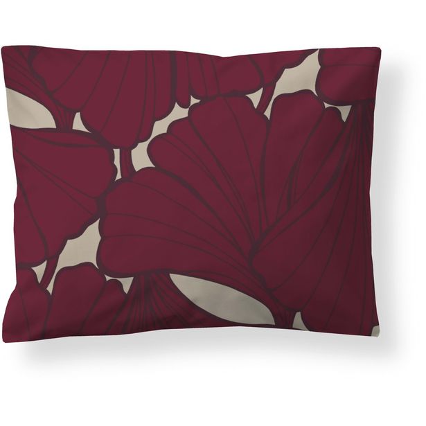 Satiinityynyliina Finlayson Lilia, viininpunainen/beige