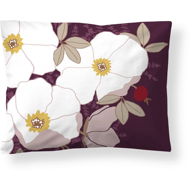 Satiinityynyliina Finlayson Rosa, 50x60cm, luumu