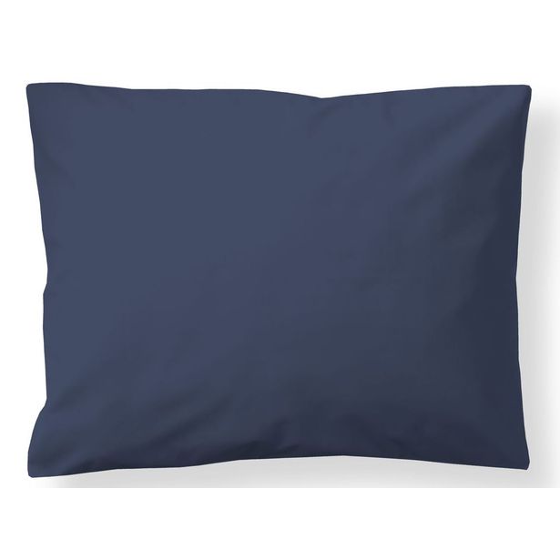 Satiinityynyliina Finlayson, 50x60cm, luomupuuvilla, tummansininen