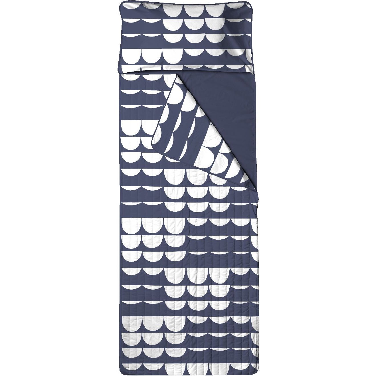 Unipussi Finlayson Pajatso, 90x250cm, tumma sininen/valkoinen