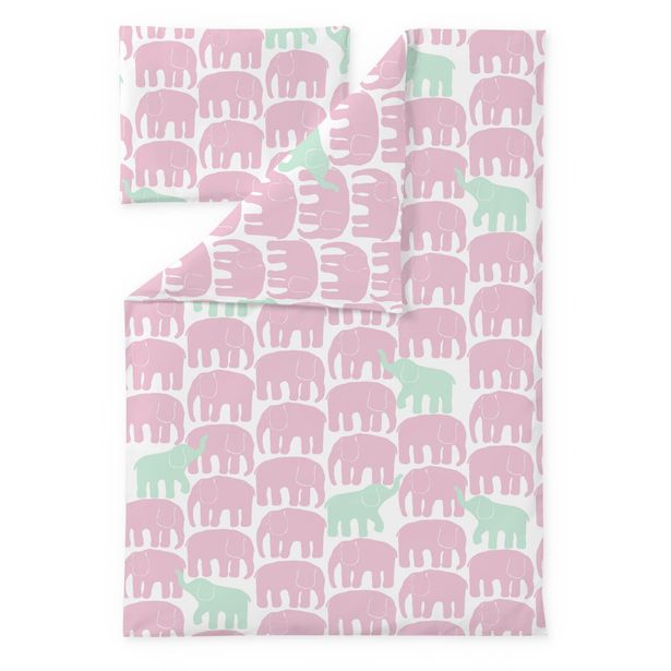 Vauvan pussilakanasetti Finlayson Elefantti Vapaa, 85x125cm