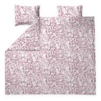 Parivuoteen satiinipussilakanasetti Finlayson Pioni, roosa