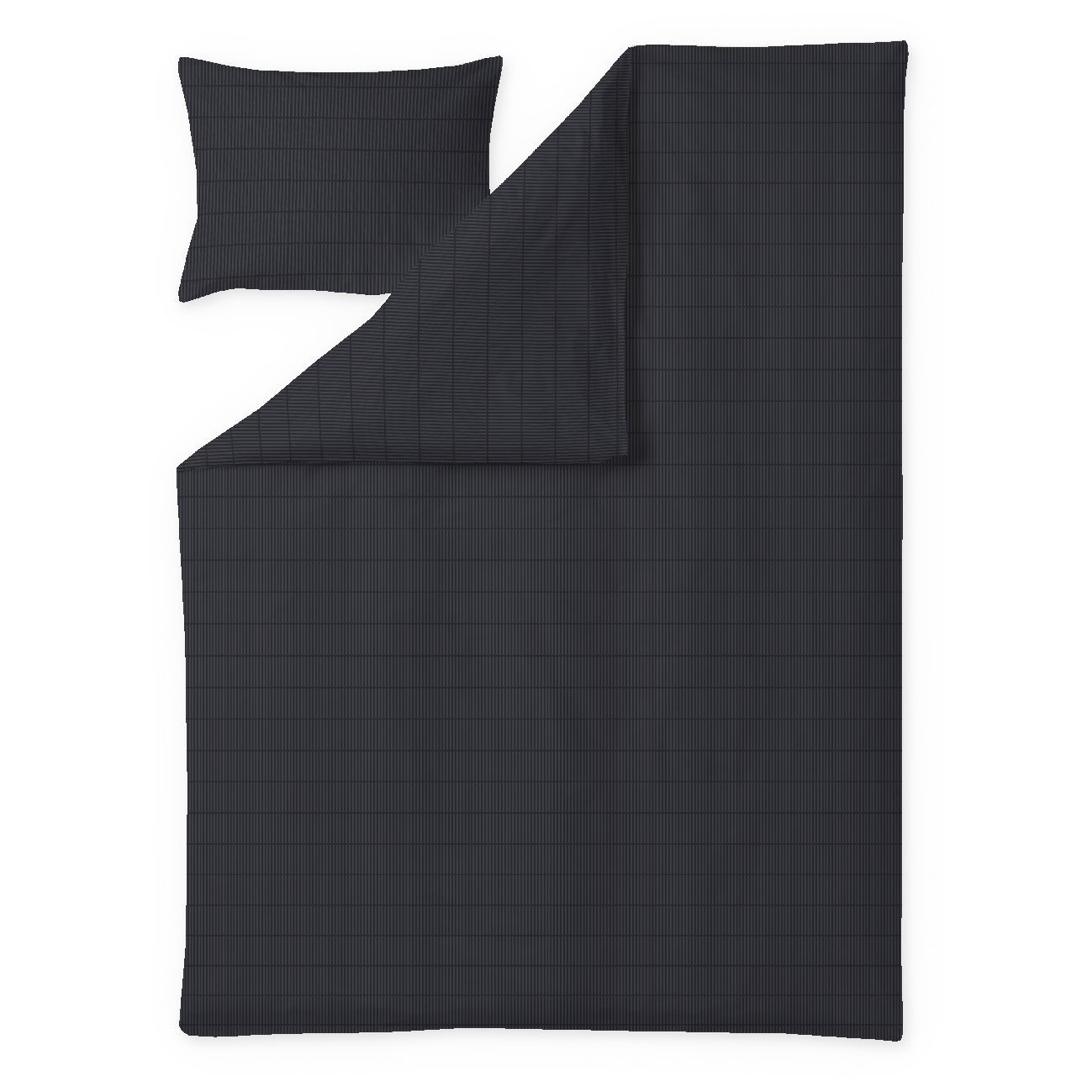 Satiinipussilakanasetti Finlayson Ruoko, musta/harmaa