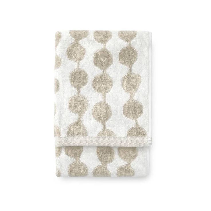Käsipyyhe Finlayson Pampula 50x70cm beige/valkoinen
