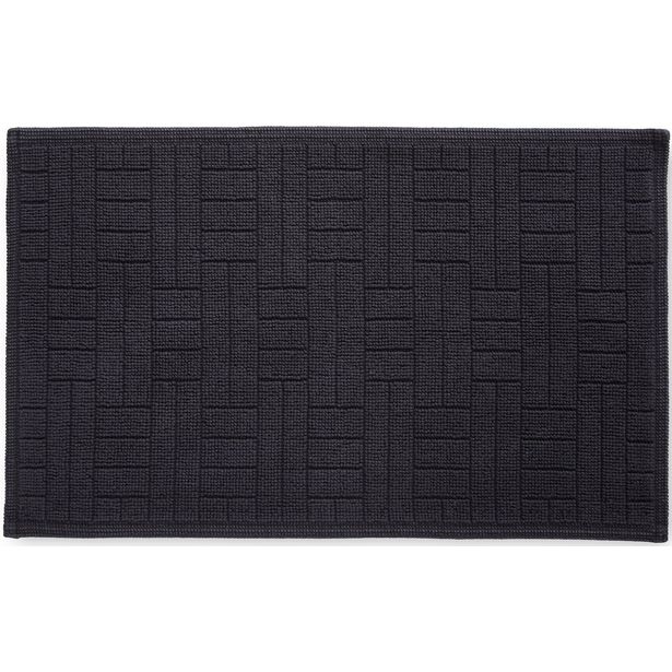 Kylpymatto Finlayson Tamminiemi, 50x80cm, musta