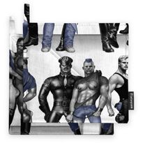 Patalappu Finlayson Tom Of Finland Blue Squad, 22x22cm, 2kpl, musta/sininen