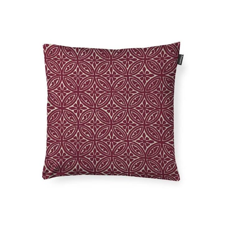 Koristetyynynpäällinen Finlayson Elektra 48x48cm viininpunainen