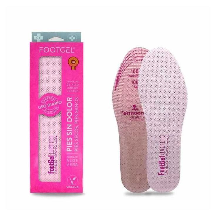 Pohjalliset Footgel Woman Everyday Aloe Vera, koko 35–38