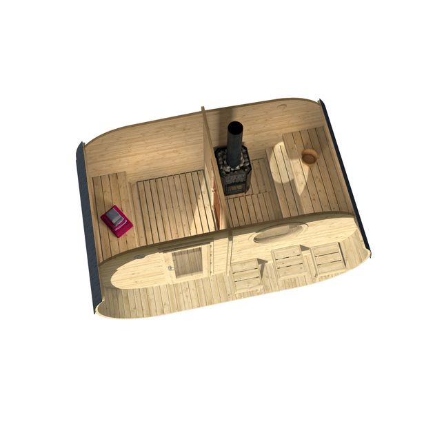 Tynnyrisauna Tene Forssa 9.4m²