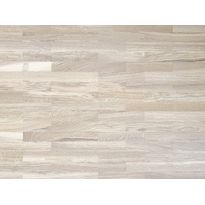 Lautaparketti Forte Tammi, 4-sauva, 14,3mm, valkoinen mattalakattu