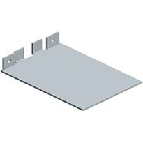 Päätylevy lippakiskolle FP-Tuotteet, 60mm, valkoinen, 2kpl