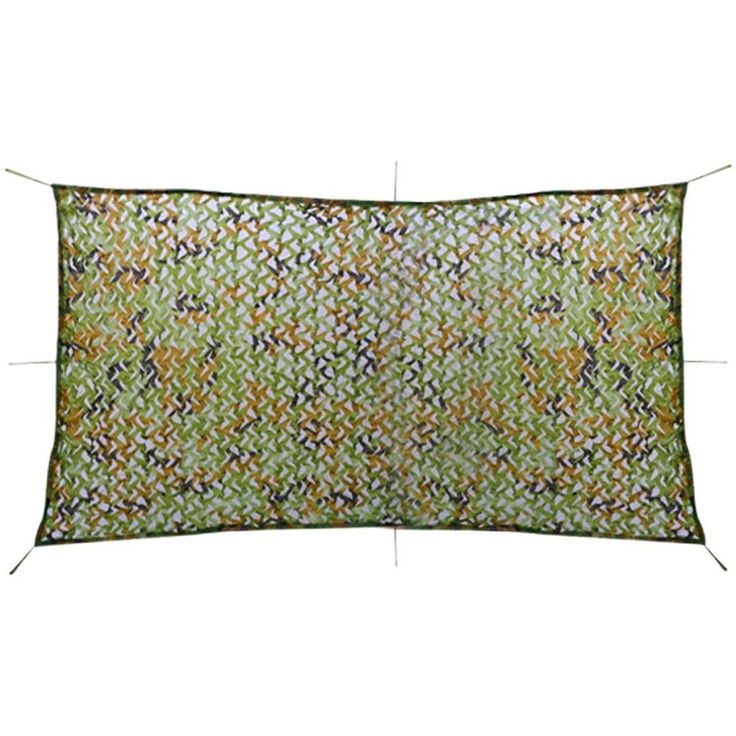 Naamiointiverkko säilytyslaukulla, 1.5x3m, vihreä
