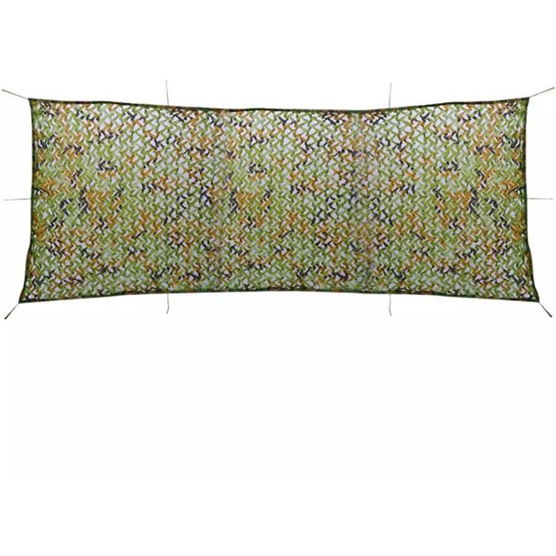 Naamiointiverkko säilytyslaukulla, 1.5x4m, vihreä