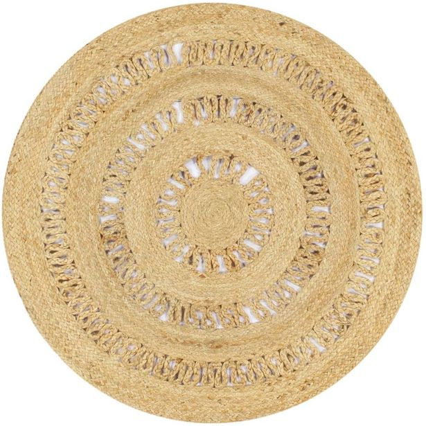 Juuttimatto Rosetti, Ø90cm