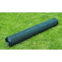 Kanaverkko, galvanoitu, PVC pinnoitteella, silmäkoko 36mm, 25x1m, vihreä