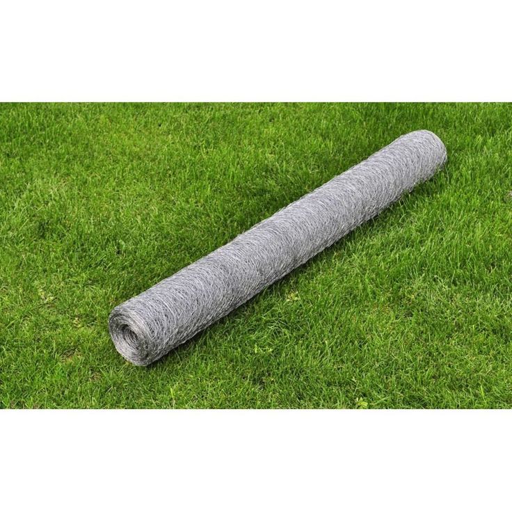 Kanaverkko, galvanoitu, PVC pinnoitteella, silmäkoko 25mm, 25x0.75m, hopea
