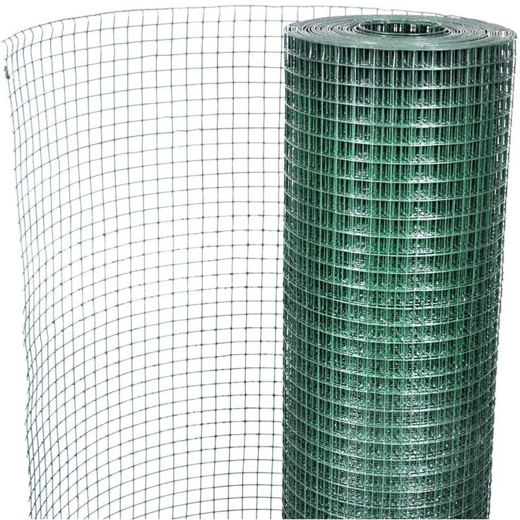 Kanaverkko 16x16mm, galvanoitu, PVC pinnoitteella, 25x1m, vihreä